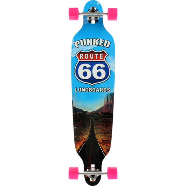 Punked Skateboards The Run Longboard Complete Skateboard - 9" x 41.25"