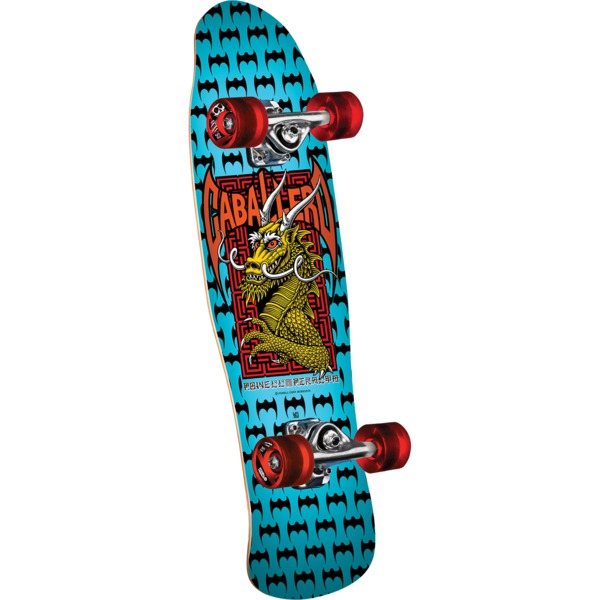Powell Peralta Steve Caballero Street Dragon Blue Cruiser Complete Skateboard - 8" x 29.5"