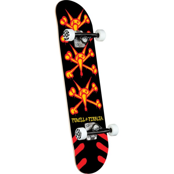 Powell Peralta Vato Rats Black / Red Mini Complete Skateboard - 7" x 28"