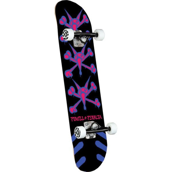 Powell Peralta Vato Rats Black / Blue Complete Skateboard - 8" x 31.45"