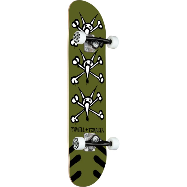Powell Peralta Vato Rats Olive Mini Complete Skateboard - 7" x 28"
