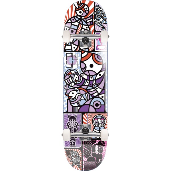 Push Skateboards Don Pendelton Collage Guest Complete Skateboard - 8.25"