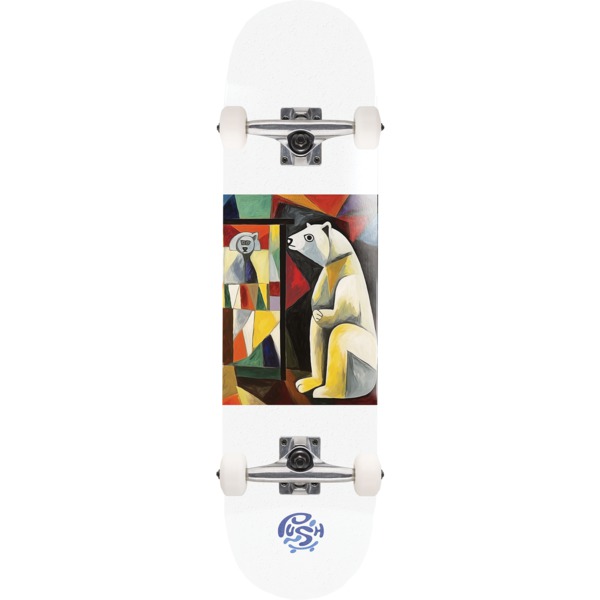 Push Skateboards Make Life Skate Life Canada White Complete Skateboard - 8" x 31.6"