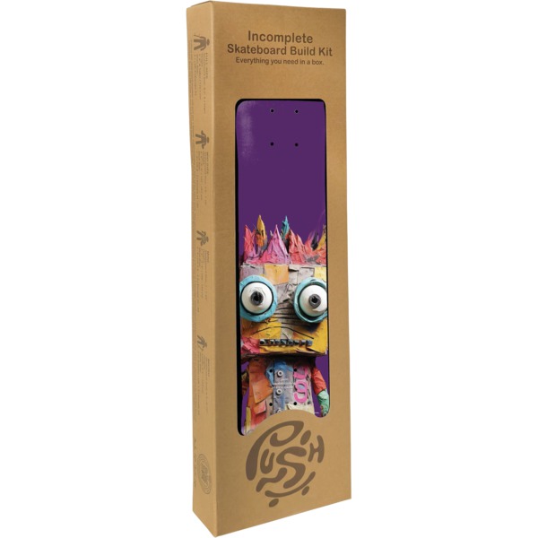 Push Skateboards Big Rag Doll Purple (In-Complete) Skateboard Kit - 7.5"