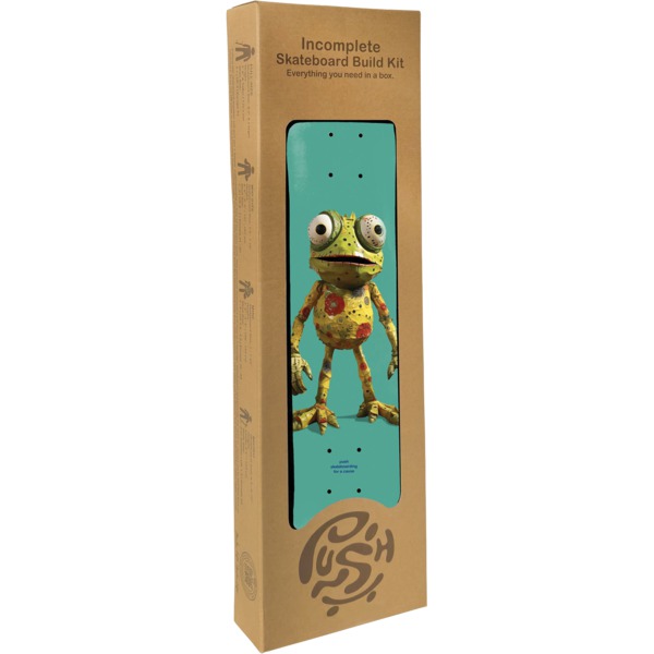 Push Skateboards Frogster Teal (In-Complete) Skateboard Kit First Push - 7.75"