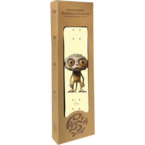 Push Skateboards Lil Chimp Pale Yellow (In-Complete) Skateboard Kit First Push - 7.25"