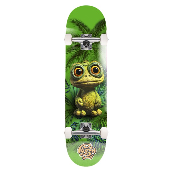 Push Skateboards Mr Frog Green In-Complete Skateboard - 7.5" Push Skateboards Mr Frog Green In-Complete Skateboard - 7.5"