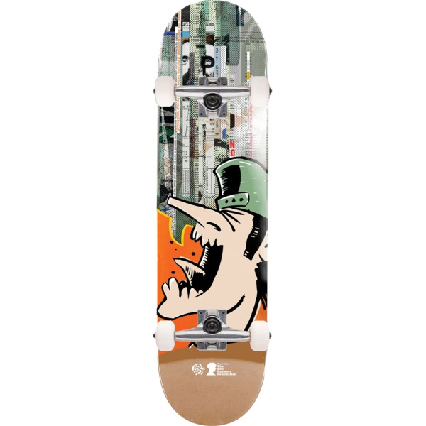 Push Skateboards Andy Jenkins Orange Complete Skateboard - 8"