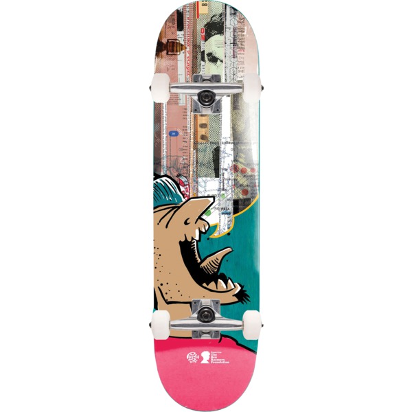 Push Skateboards Andy Jenkins Teal Complete Skateboard - 8.25"