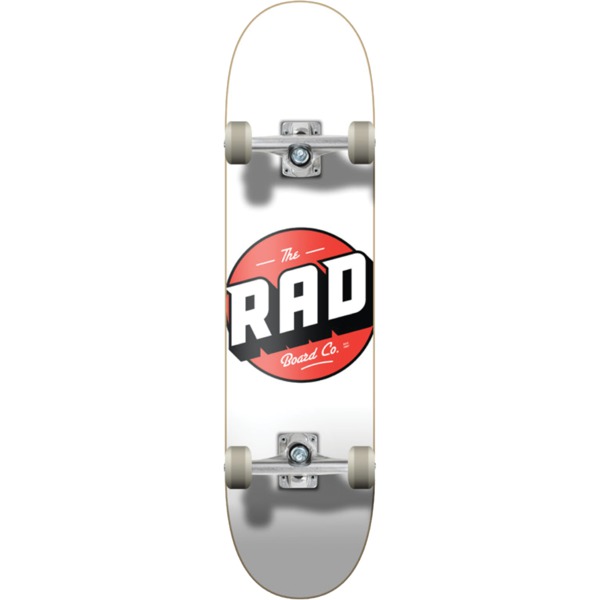 RAD Wheels Classic White Complete Skateboard - 8" x 31.5"