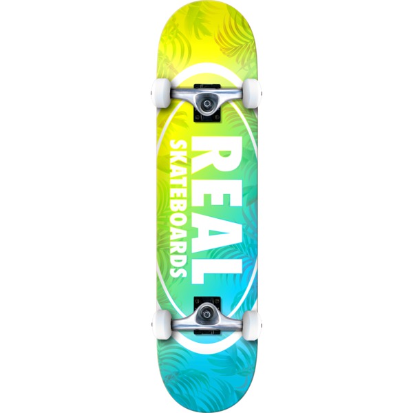 Real Skateboards Island Oval Mini Complete Skateboard - 7.3" x 29.3"