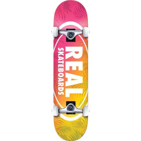 Real Skateboards Island Oval Mid Complete Skateboards - 7.5" x 31.25"
