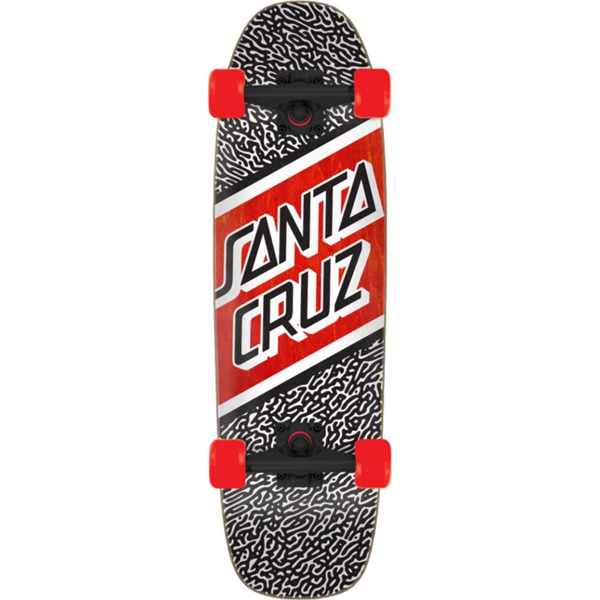 Santa Cruz Skateboards Amoeba Cruzer Street Cruiser Complete Skateboard - 8.4" x 29.4"