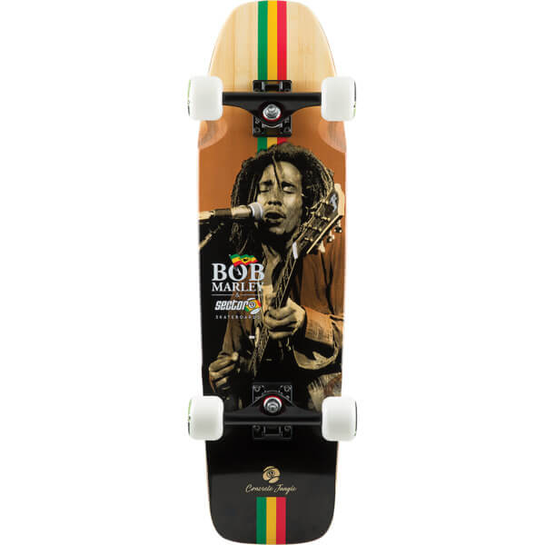 Sector 9 Bamboo Bob Marley Series Concrete Jungle Cruiser Complete