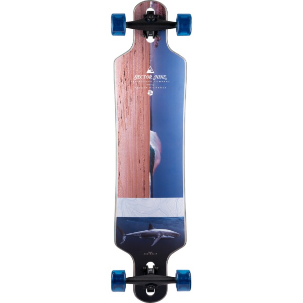 Sector 9 Meridian Rips Longboard Complete Skateboard - 9.75" x 40"