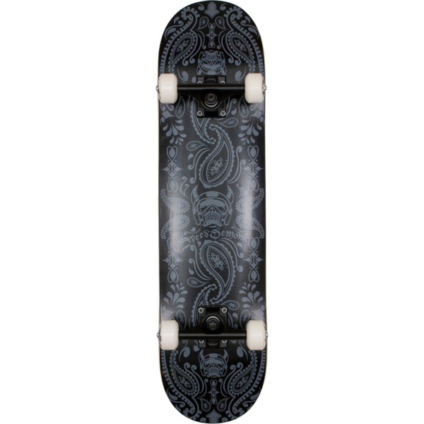 Speed Demons Skateboards Bandana Black Complete Skateboard - 7.75" x 31.7"