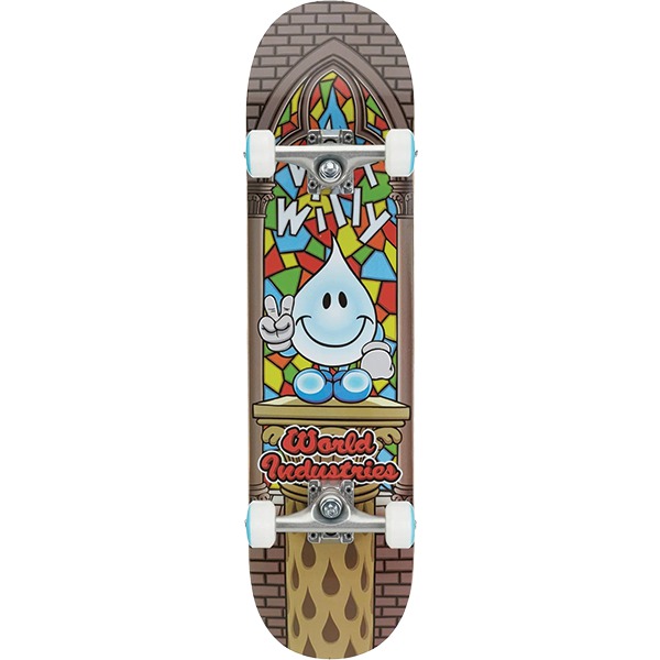 World Industries Skateboards Wet Willy Stained Glass Micro Complete Skateboard - Soft Top Griptape - 6.75" x 28" World Industries Skateboards Wet Willy Stained Glass Micro Complete Skateboard - Soft Top Griptape - 6.75" x 28"