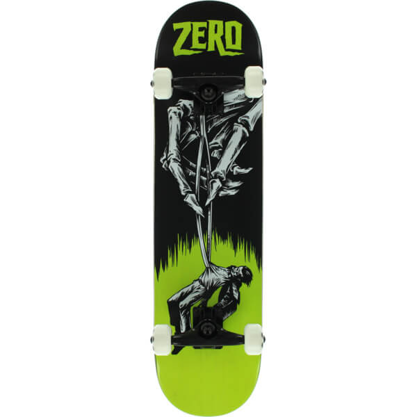 Zero Skateboards Hand of Doom Black / Green Complete Skateboard 7.75 x 31.9 Warehouse