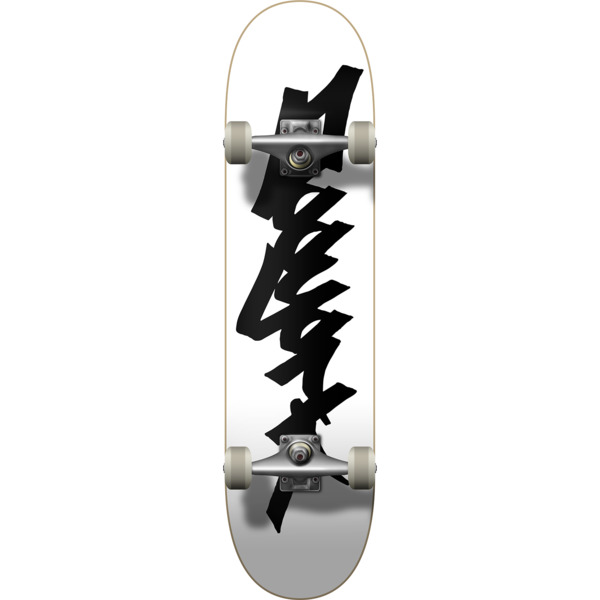 Zoo York Skateboards OG 95 Tag White / Black Complete Skateboard - 8" x 31.5"