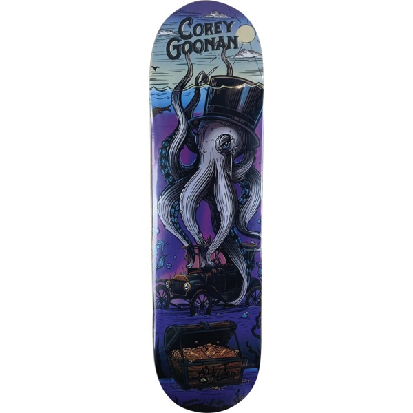 All I Need Skateboards Corey Goonan Defenders Of The Deep Skateboard Deck - 8.3" x 32"