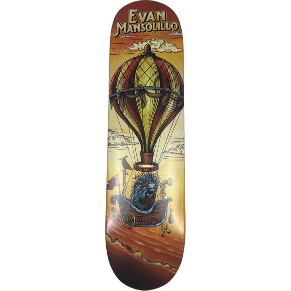 All I Need Skateboards Evan Mansolillo Fly High Skateboard Deck - 8.3" x 32"