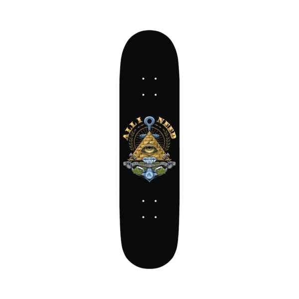 All I Need Skateboards Manifest Skateboard Deck - 8.25" x 32"