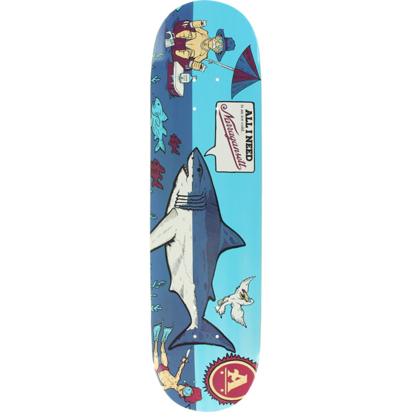 All I Need Skateboards X Narragansett Beer Shark Skateboard Deck - 8.3" x 32" All I Need Skateboards X Narragansett Beer Shark Skateboard Deck - 8.3" x 32"