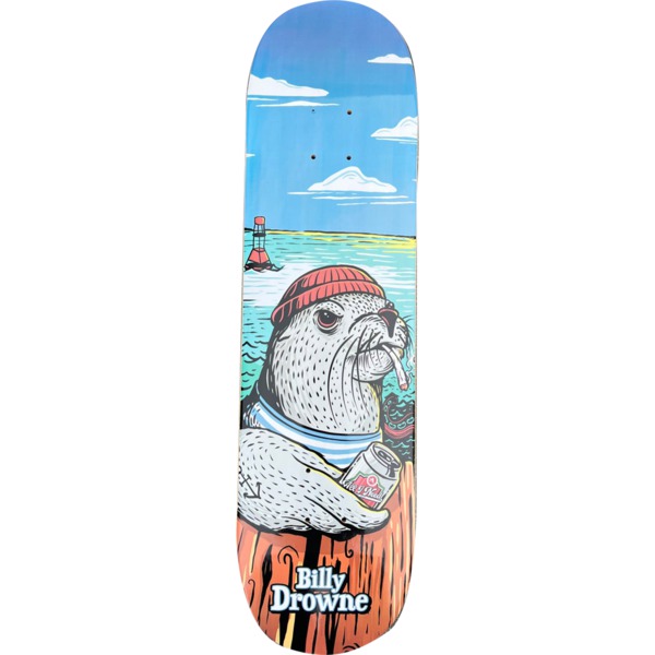 All I Need Skateboards Billy Drowne Dock Series Sea Lion Skateboard Deck - 8.1" x 32"