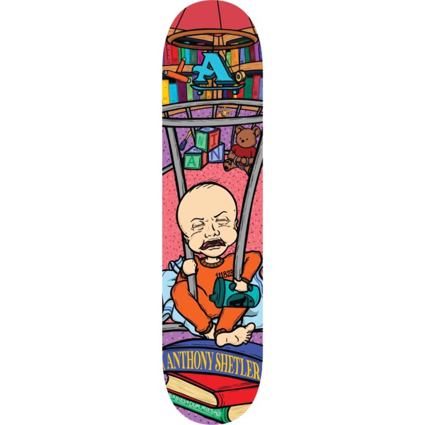 All I Need Skateboards Anthony Shetler Baby Jail Skateboard Deck - 8.1" x 32"