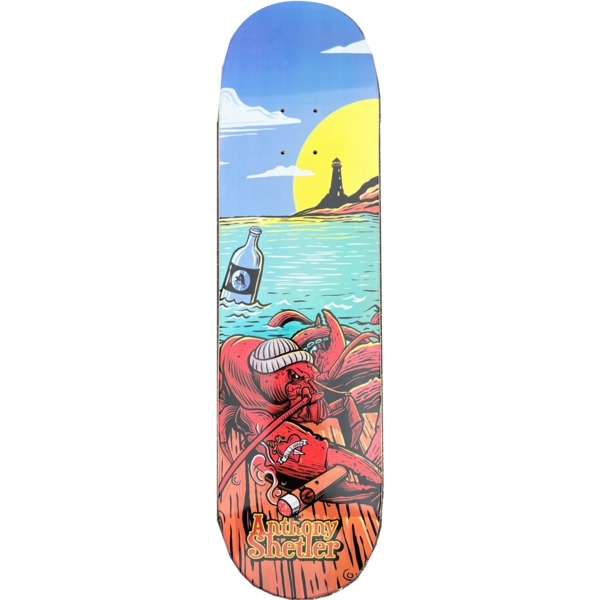 All I Need Skateboards Anthony Shetler Dock Series Lobster Skateboard Deck - 8.3" x 32"