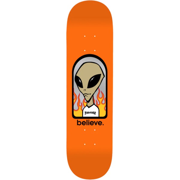Alien Workshop Skateboards Believe Thrasher Assorted Colors Skateboard Deck - 8" x 31.625"