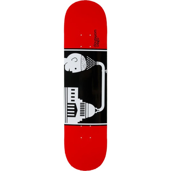 Alien Workshop Brainwash Red Skateboard Deck - 8" x 31.625"