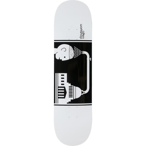 Alien Workshop Brainwash White Skateboard Deck - 8.25" x 32.25"