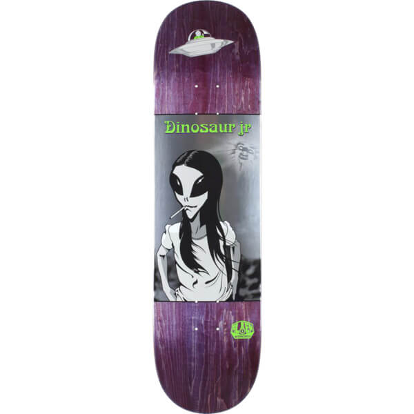 Alien Dinosaur Jr. Green Dream Skateboard Deck 8.5 x 32.25