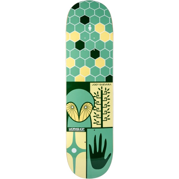Alien Workshop Skateboards Joey Guevara Mojave Owl Green Skateboard Deck - 8.25" x 32"