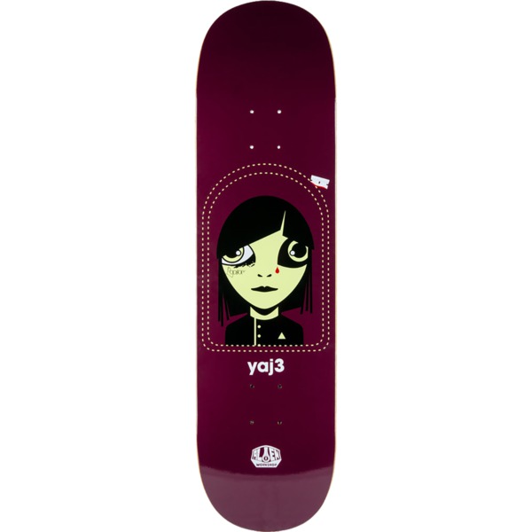 Alien Workshop Skateboards Yaje Popson Popson E Girl Purple Skateboard Deck - 8.5" x 32.25"