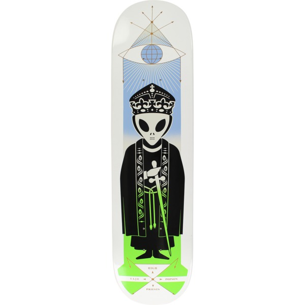Alien Workshop Yaje Popson High Priest Skateboard Deck - 8" x 31.625"