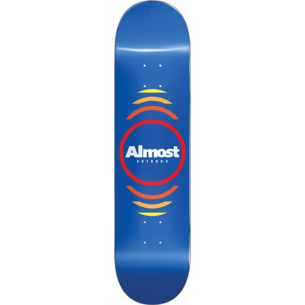 Almost Skateboards Color Logo Complete Skateboard Blue Red 8 