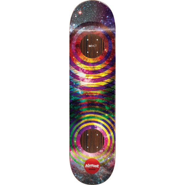 Almost Skateboards Youness Amrani Space Rings Skateboard Deck Impact Light - 8.37" x 31.55"