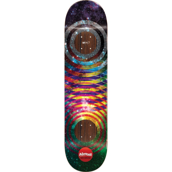Almost Skateboards Max Geronzi Space Rings Skateboard Deck Impact Light - 8" x 31.68"