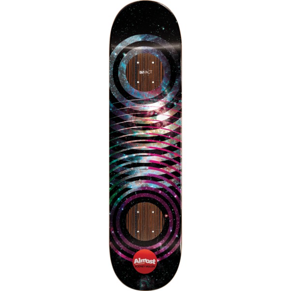 Almost Skateboards Rodney Mullen Space Rings Skateboard Deck Impact Light - 8.25  x 32