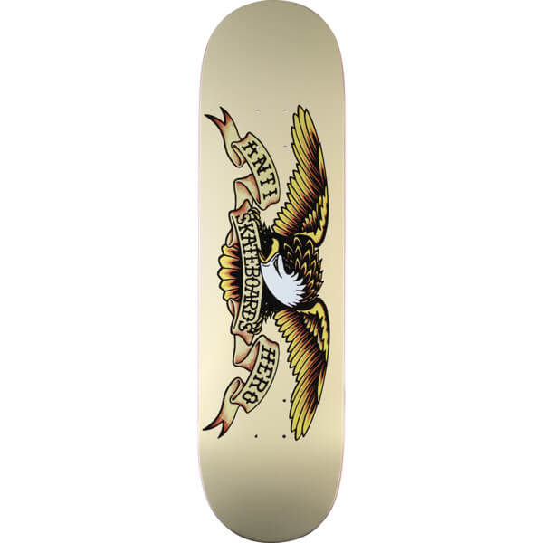 Anti Hero Skateboards Classic Eagle Tan Skateboard Deck - 8.62" x 32.25"
