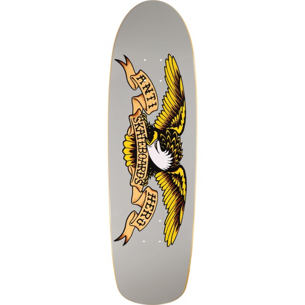 Anti Hero Skateboards Shaped Eagle Genius Skateboard Deck - 9.19" x 31.5"