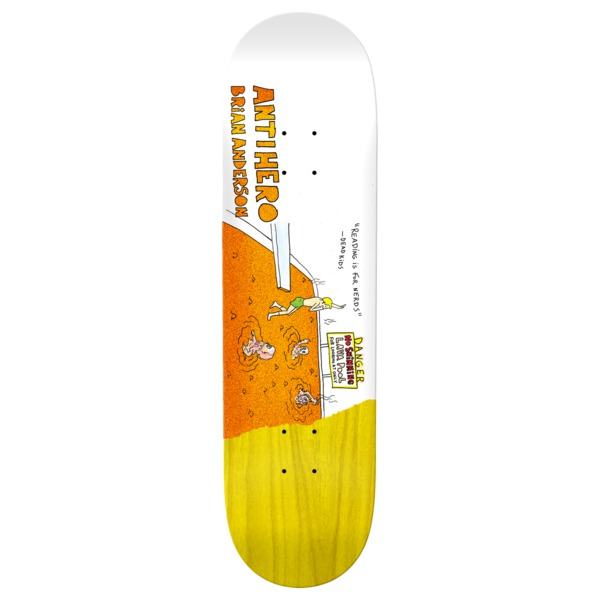 Anti Hero Skateboards Brian Anderson Porous Walker RD3 White Skateboard Deck - 8.75" Anti Hero Skateboards Brian Anderson Porous Walker RD3 White Skateboard Deck - 8.75"
