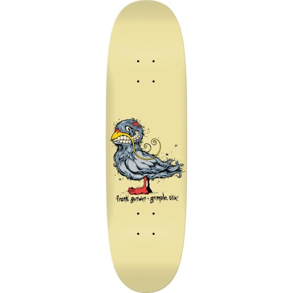 Anti Hero Skateboards Frank Gerwer Pigeon Vision Cream Skateboard Deck - 8.75" x 31.5"