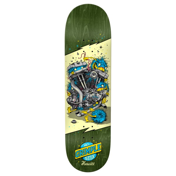 Anti Hero Skateboards Peter Hewitt Grimplestix Revs Blue Skateboard Deck - 8.75" Anti Hero Skateboards Peter Hewitt Grimplestix Revs Blue Skateboard Deck - 8.75"