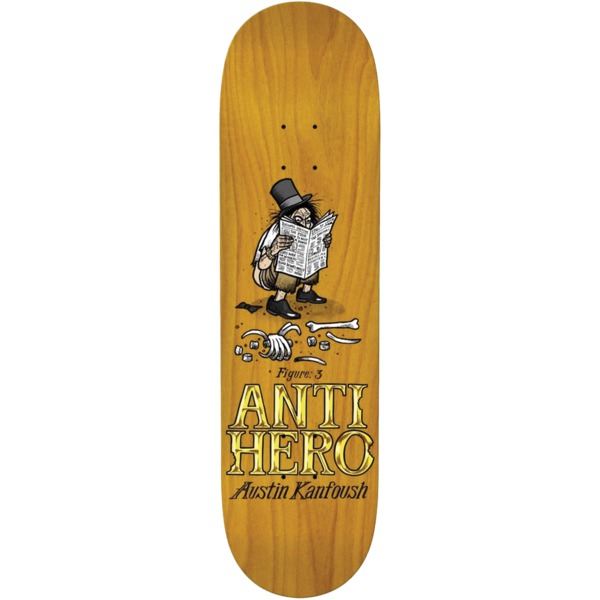 Anti Hero Skateboards Austin Kanfoush Eat The Rich Skateboard Deck - 8.25"