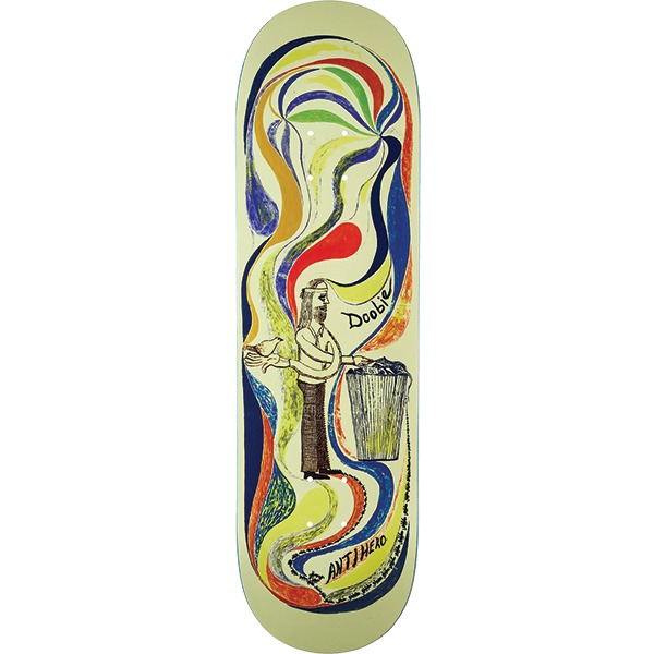 Anti Hero Skateboards Doobie Pellegrin Expressions Cream Skateboard Deck - 8.75" Anti Hero Skateboards Doobie Pellegrin Expressions Cream Skateboard Deck - 8.75"
