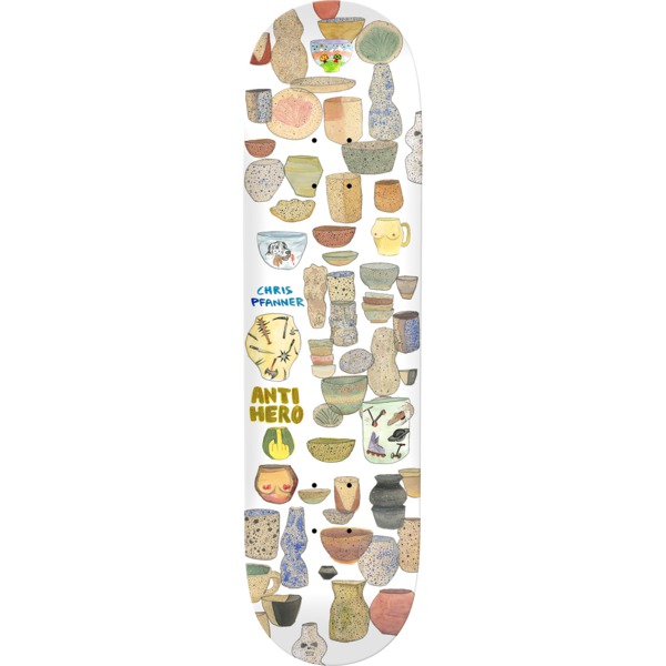 Anti Hero Skateboards Chris Pfanner Out of Step Skateboard Deck - 8.06" x 31.8"
