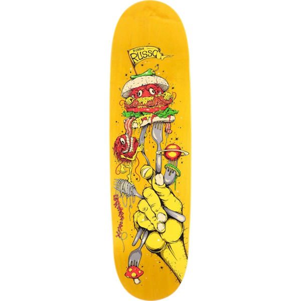 Anti Hero Skateboards Robbie Russo Cookin with Grimple Skateboard Deck - 8.75" x 31.87"